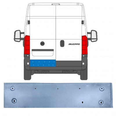 Korjauspellit takaoven varten Fiat Ducato 2006- / Vasen 11669