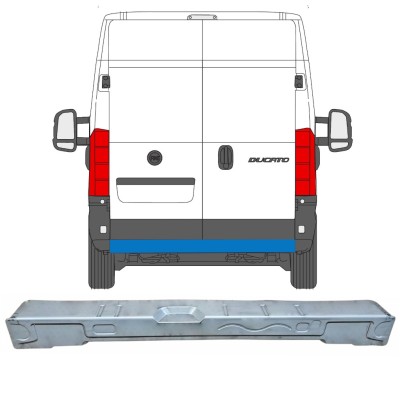 Takatakan korjauspaneeli varten Peugeot Boxer 2006-2026 16870
