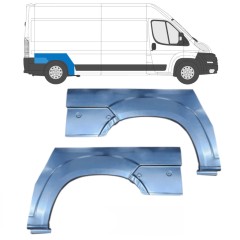 Takalokasuoja korjaussarja varten Citroen Jumper 2006-2025 / Vasen+Oikea / Sarja 14031