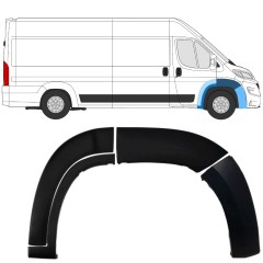 Első sárvédődíszítő elemek készlete varten Citroen Jumper 2018-2023 / Oikea / 14403