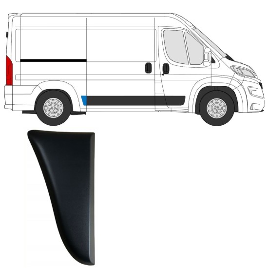 Takalokasuojan sivulista varten Fiat Ducato 2018- / Oikea 14802 Takalokasuojan sivulista varten Fiat Ducato 2018- / Oikea 14802
