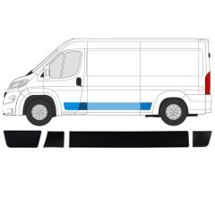 Sivulistat sarja varten Opel Movano 2021- / Vasen / 15768