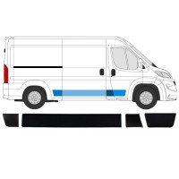Sivulistat sarja varten Fiat Ducato 2018- / Oikea / 15039 Sivulistat sarja varten Fiat Ducato 2018- / Oikea / 15039