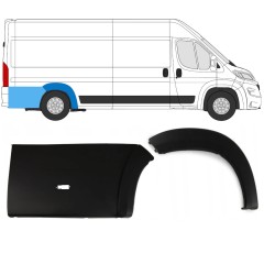 Takalokasuojan listasarja varten Opel Movano 2021- / Oikea 14440