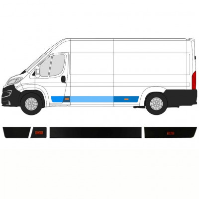 Sivulistat sarja varten Fiat Ducato Boxer Relay 2018- / LWB / Vasen /  8487