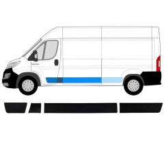 Sivulistat sarja varten Citroen Jumper 2018- / Vasen / 14418