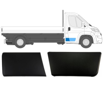 Yksittäisen hytin kylkilistojen sarja varten Fiat Ducato 2018- / Oikea / Yksikabiini / 14808
