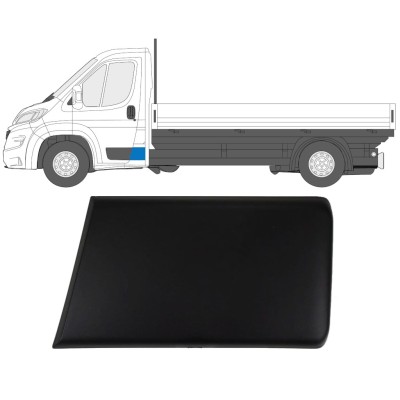 Sivulista Koristelista varten Fiat Ducato 2018- / Vasen / Yksikabiini 14807