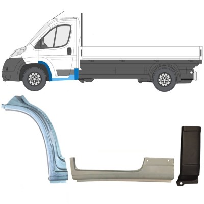 Korjauspaneeli aseta varten Fiat Ducato 2006-2026 / Vasen / 17000