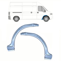 Etukaari korjauspaneeli varten Citroen Jumper 1994-2006 / Vasen+Oikea / Sarja 13269