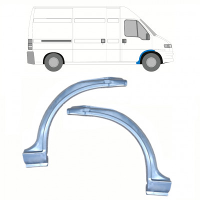 Etukaari korjauspaneeli varten Fiat Ducato 1994-2006 / Vasen+Oikea / Sarja 10701