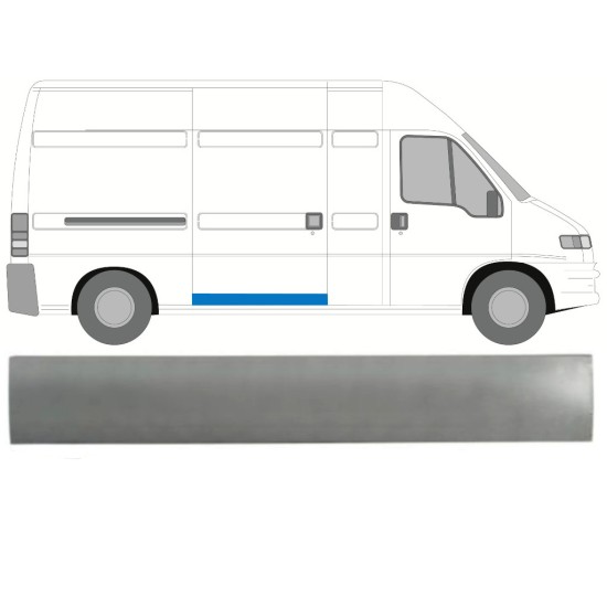 Liukuoven korjauspaneeli ulkoinen varten Peugeot Boxer 1994-2006 / Oikea 16170