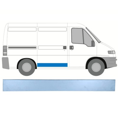 Liukuoven korjauspaneeli varten Fiat Ducato 1994-2006 / Oikea 15728