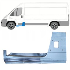 Opravný diel B-stĺpika + Dørpanel reparationsplade varten Peugeot Boxer 2006-2025 / Vasen / Sarja 13953