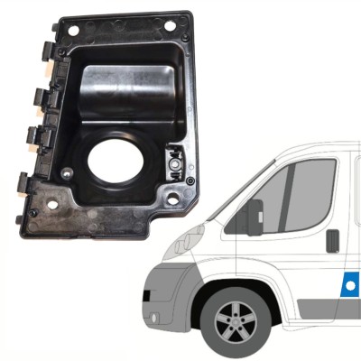 Polttoaineluukun kotelo varten Fiat Ducato 2006-2014 / Vasen 15136