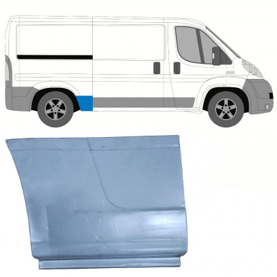 Takalokasuoja korjaussarja varten Fiat Ducato 2006- / MWB / Oikea 8859