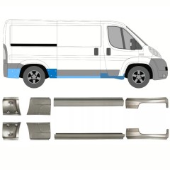 Kynnyspelti korjauspaneeli varten Peugeot Boxer 2006-2025 / Vasen+Oikea / Sarja 14156