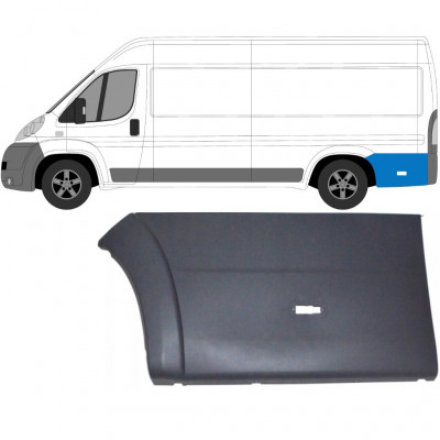 Takan koristelista varten Fiat Ducato 2006- / XLWB / Vasen 6557