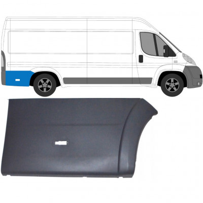 Takan koristelista varten Fiat Ducato 2006- / XLWB / Oikea 6556