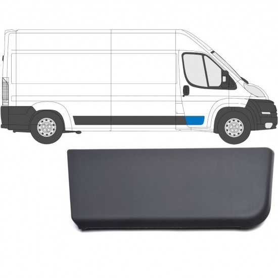 Etuoven koristelista varten Fiat Ducato 2006- / Oikea 6529