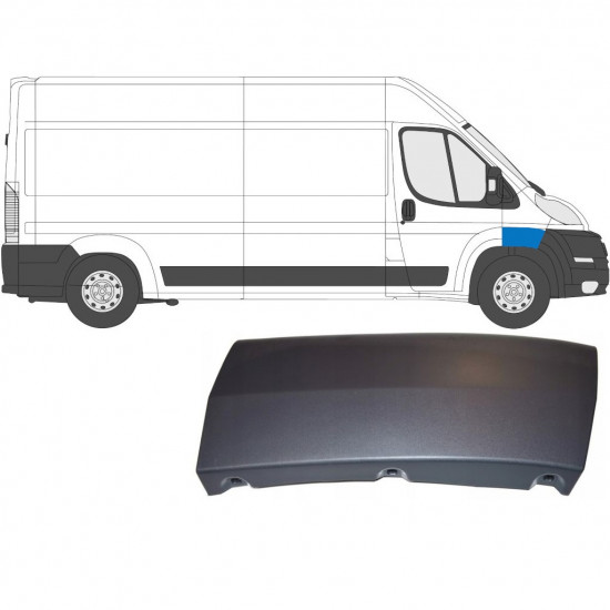 Lokasuojan muovikaaret varten Fiat Ducato 2006- / Oikea 6540