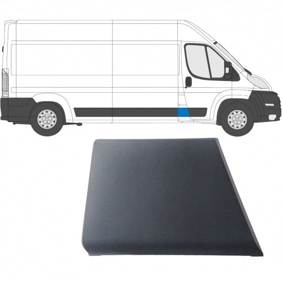 Sivulista Koristelista varten Fiat Ducato 2006- / Oikea 6533