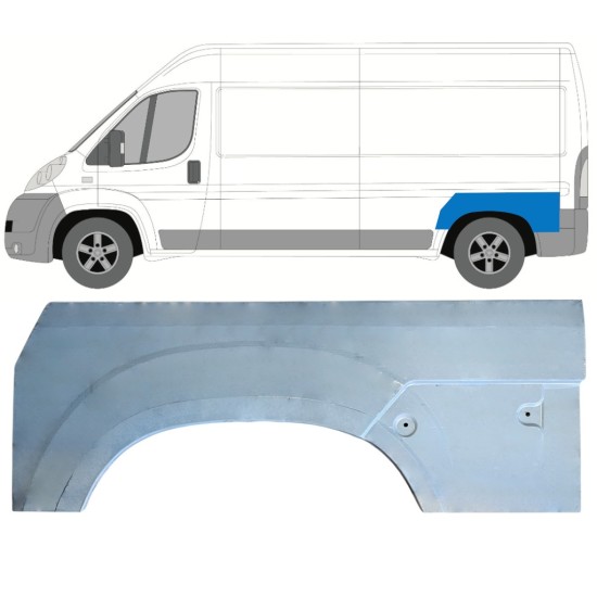 Takalokasuoja korjaussarja varten Citroen Jumper 2006-2026 / Vasen 16960