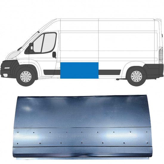 Kylkipelti korkea varten Fiat Ducato 2006- / Vasen = Oikea (symmetrinen) 6526