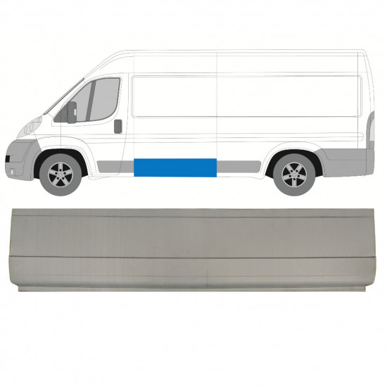 Sivuhelmapelti korjauspaneeli varten Fiat Ducato 2006-  / Vasen 11133