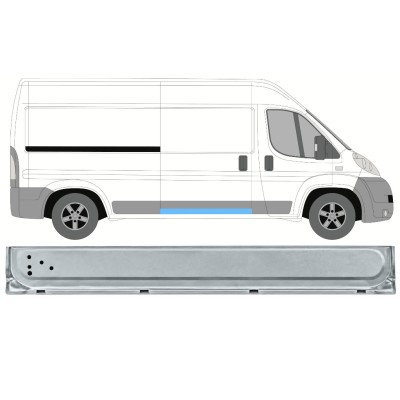 Sisäinen sivuoven kynnysprofiili varten Fiat Ducato 2006-2026 / Oikea 17042