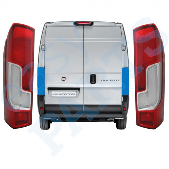 Takavalo varten Fiat Ducato 2014- / Vasen+Oikea / Sarja 10027