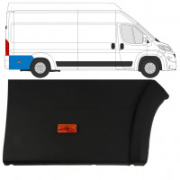 Takakoristelista lampulla varten Fiat Ducato 2018- / Oikea 7788