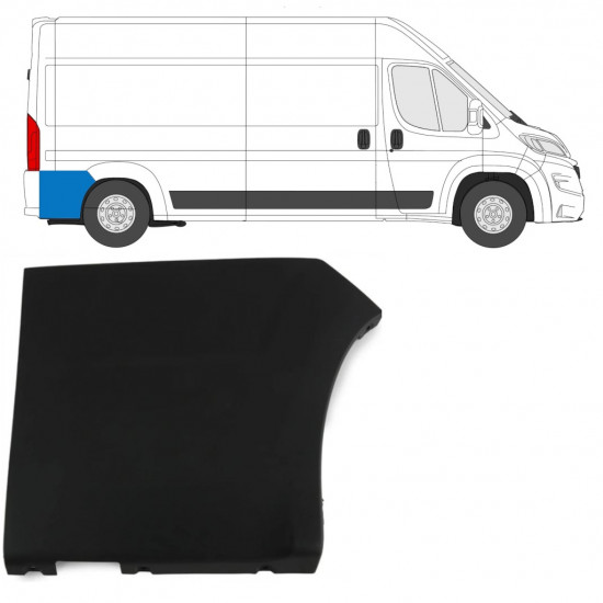 Takan koristelista varten Fiat Ducato 2018- / Oikea 7790