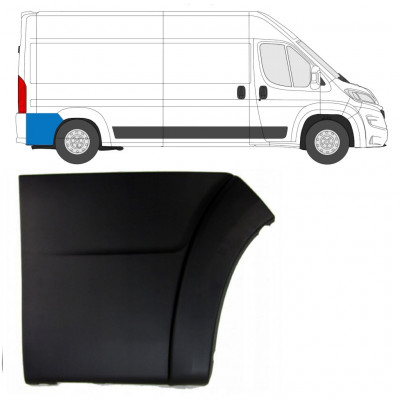 Takan koristelista varten Fiat Ducato 2018- / Oikea 10953