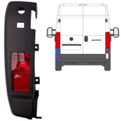 Takapuskurin kulma valolla varten Fiat Ducato 2018- / Vasen / Sarja 10110