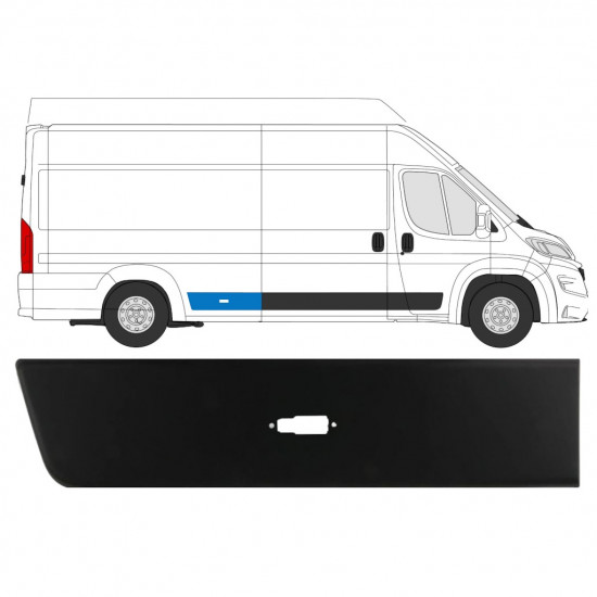 Takan koristelista varten Fiat Ducato 2018- / Oikea 7792