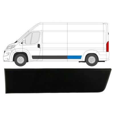 Takalokasuojan sivulista varten Fiat Ducato 2018- / Vasen 14681