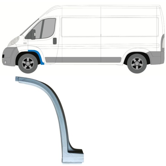 Etukaari korjauspaneeli varten Fiat Ducato 2006-2026 / Vasen 16828