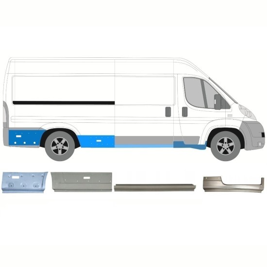 Korjauspaneeli aseta varten Peugeot Boxer 2006-2026 / Oikea 16803