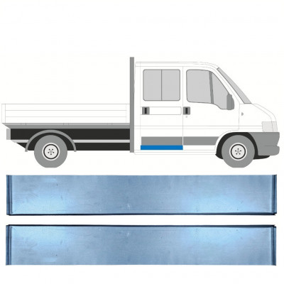 Korjauspellit takaoven varten Fiat Ducato Boxer Relay Jumper 1994-2006 / Vasen+Oikea / Tuplakabiini / Sarja 10501