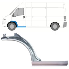 Kynnyksen ja etulokasuojan korjauspaneeli varten Fiat Ducato 1994-2006 / Vasen / Sarja 9902