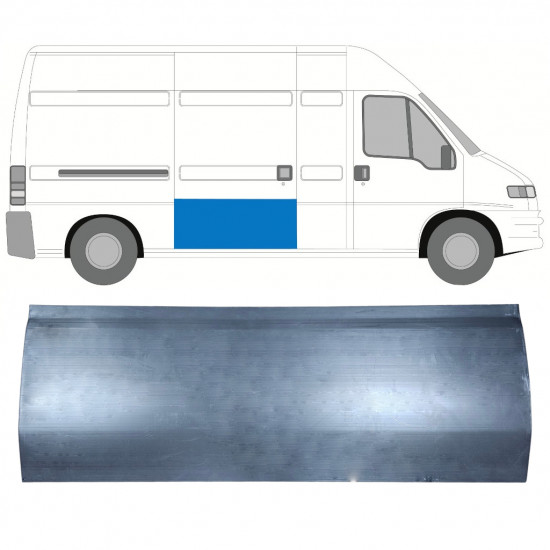 Liukuoven korjauspaneeli varten Fiat Ducato Boxer Relay 1994-2006 / Vasen = Oikea (symmetrinen) 5759