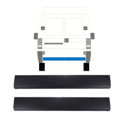 Takaoven koristelista varten Fiat Ducato 1994-2002 / Vasen+Oikea / Sarja 9856