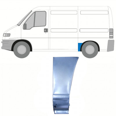 Takalokasuoja korjaussarja varten Fiat Ducato Boxer Relay 1994-2006 / Vasen 9123