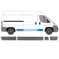 Sivulistat sarja varten Peugeot Boxer 2006-2018 / Oikea / 13862