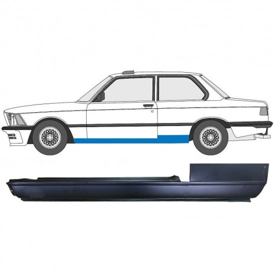 Kynnyspelti varten BMW 3 E21 1975-1984 / Vasen 6410