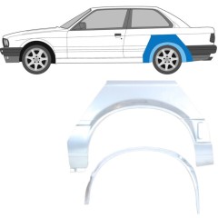 Sisäinen ja ulkoinen takalokasuojan korjauspaneeli varten BMW 3 E30 1987-1994 / Vasen / Sarja 10852