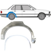 Sisäinen ja ulkoinen takalokasuojan korjauspaneeli varten BMW 3 E30 1982-1987 / Oikea / Sarja 10857