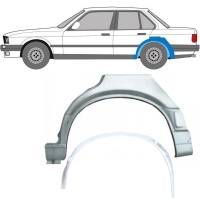 Sisäinen ja ulkoinen takalokasuojan korjauspaneeli varten BMW 3 E30 1987-1994 / Vasen / Sarja 10861