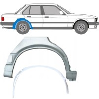 Sisäinen ja ulkoinen takalokasuojan korjauspaneeli varten BMW 3 E30 1987-1994 / Oikea / Sarja 10860